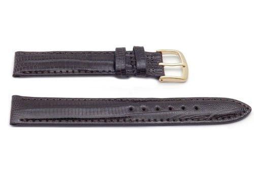 Hadley Roma Brown Genuine Teju Lizard Hypo Allergenic Watch Band