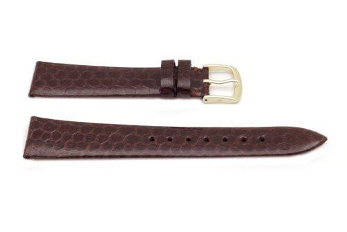 Hadley Roma Brown Mens Genuine Snake Watch Band