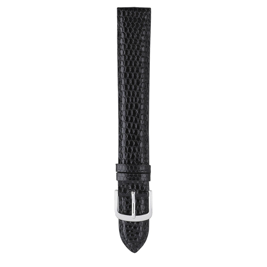 Extra Long Padded and Stitched Genuine Lizard Nubuck Watch Strap image