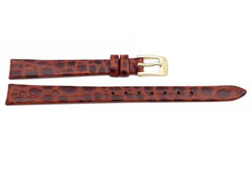 Seiko Brown Leather Crocodile Grain Ladies Watch Band