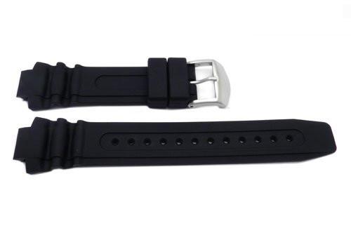 Genuine Citizen Black 25mm Rubber Watch Band