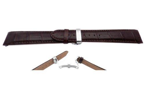 Genuine Citizen Eco-Drive Brown Textured Leather 20mm Watch Band