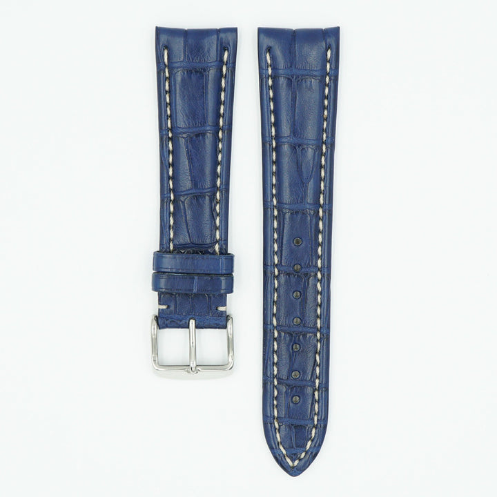 Premier Alligator Matte Blue Watch Strap image