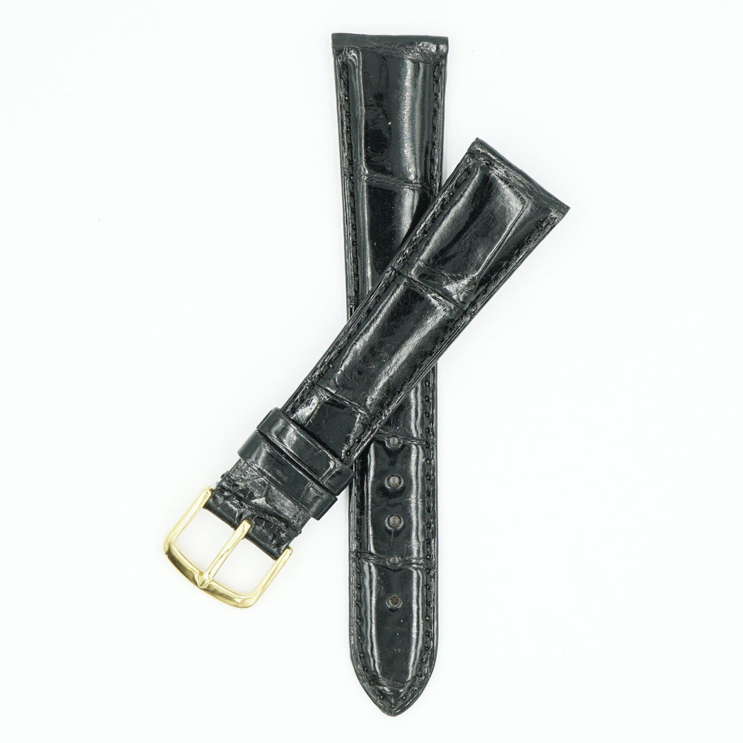 Select Alligator Black Watch Strap image