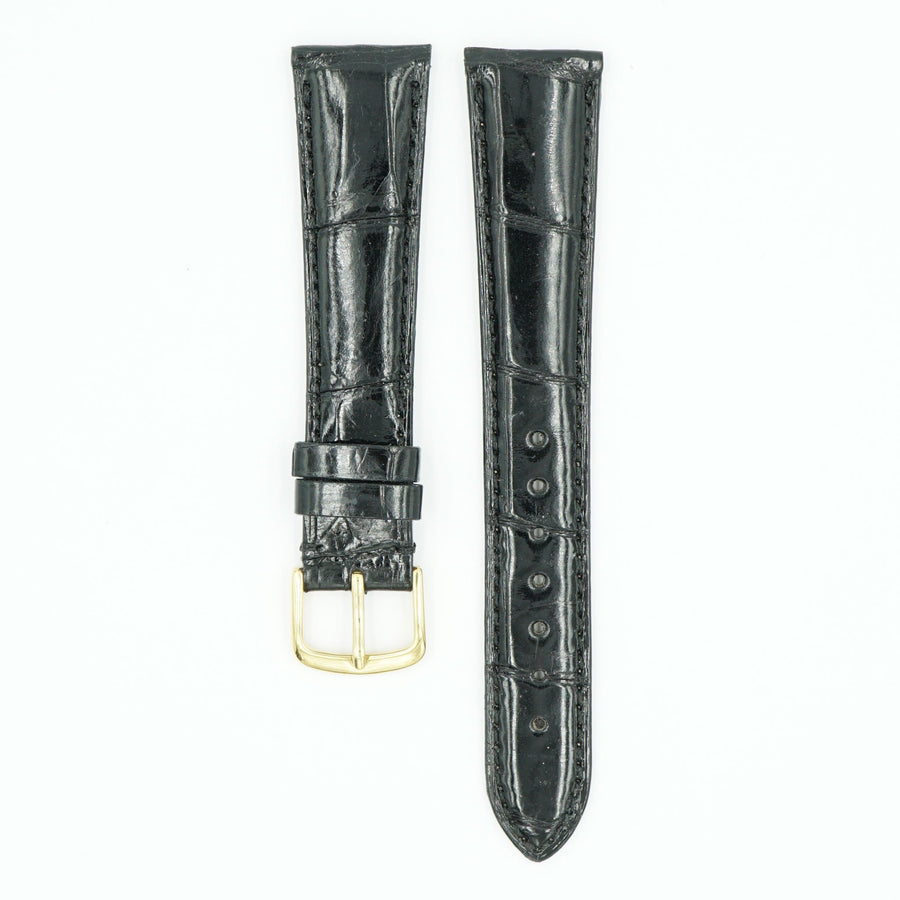 Select Alligator Black Watch Strap image