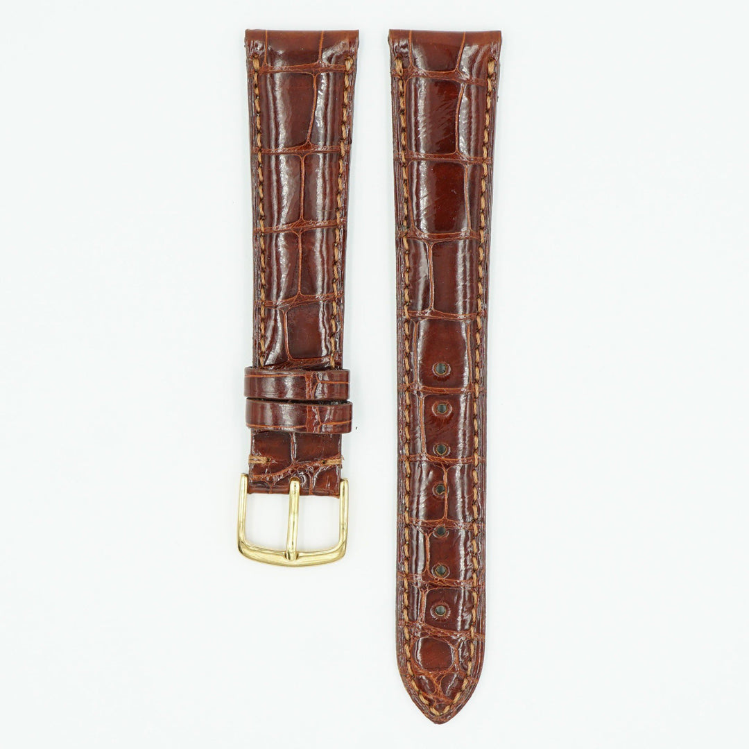 Select Alligator Tan Watch Strap image