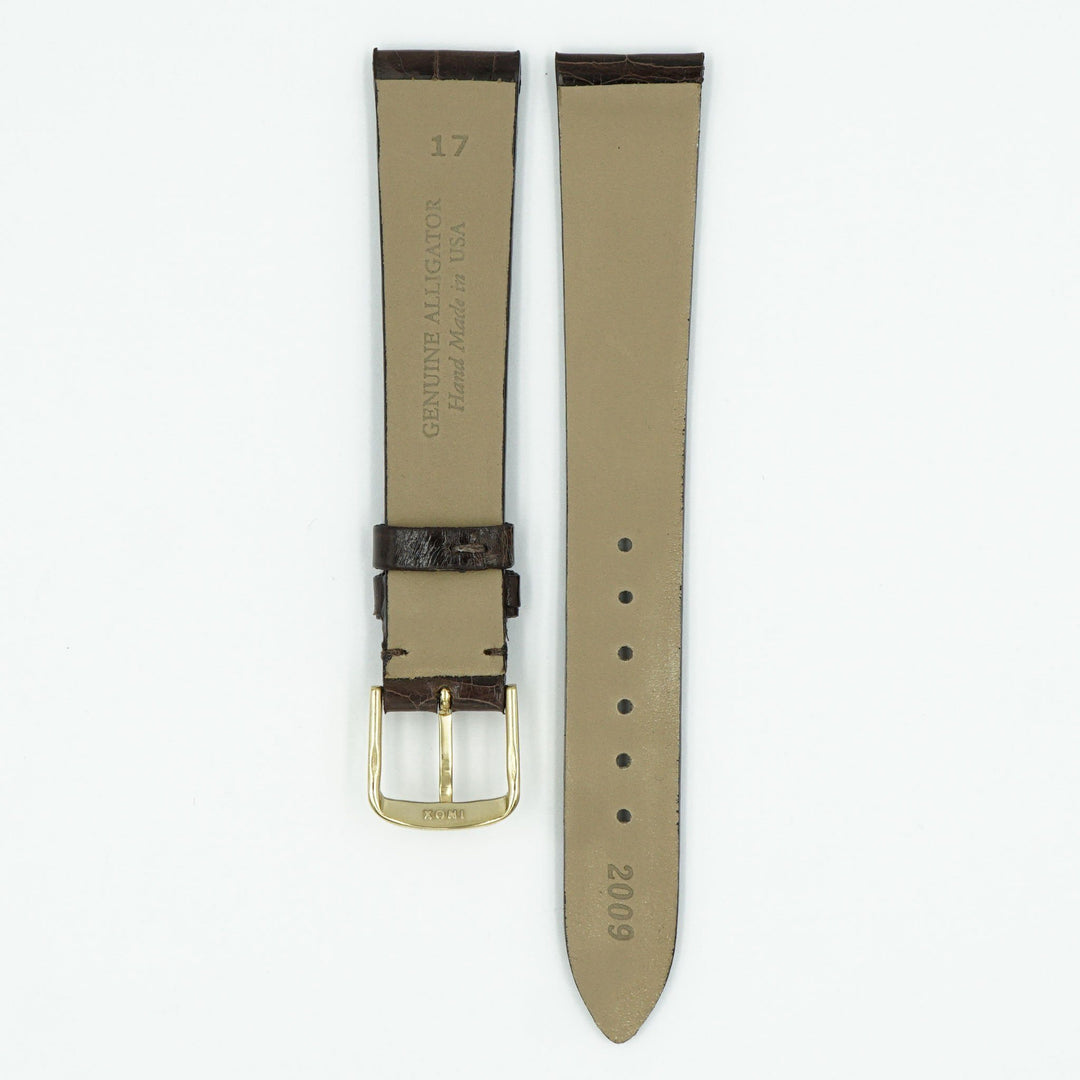 Patek Alligator Brown Leather Watch Strap image