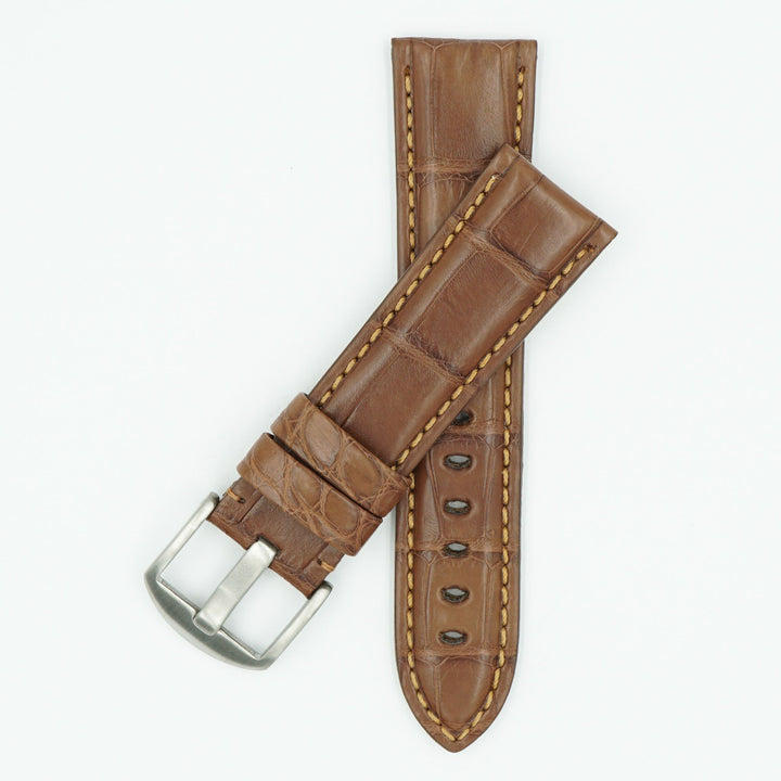 Alligator Tan Panerai Style Watch Strap image