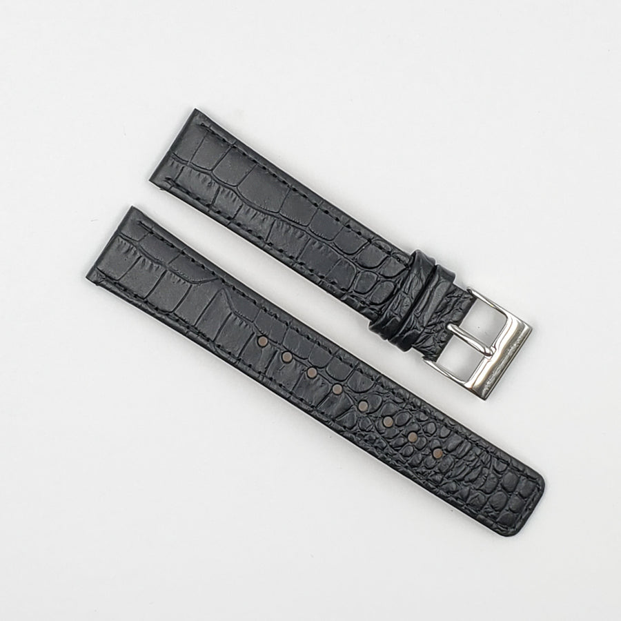 KENNETH COLE KC1615 BLACK 20MM LEATHER BAND image