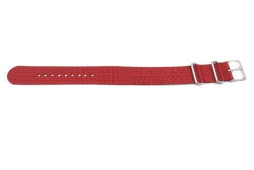 Timex 20mm Red Weekender/Nato Band