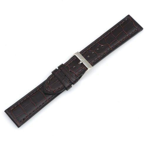 Swiss Army Alliance Chrono Brown 21mm Alligator Grain Leather Watch Strap