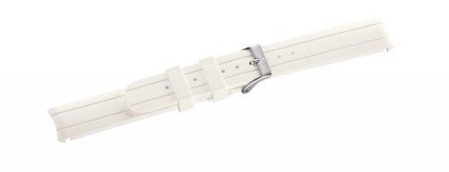 Swiss Army Officer's White Rubber Watch Strap