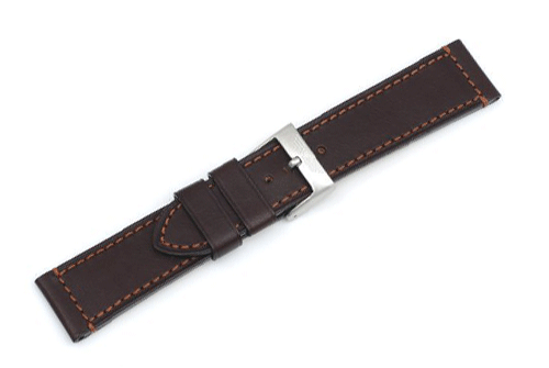 Swiss Army AirBoss Extra Large Brown Leather Watch Strap