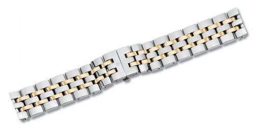 Swiss Army 15mm Alliance Dual Tone Stainless Steel Watch Bracelet