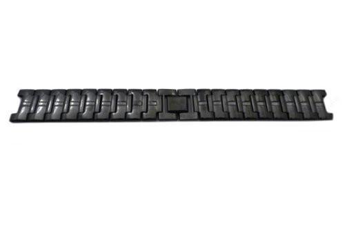 Pulsar Black PVD Stainless Steel Fold-Over Clasp 18mm Watch Bracelet