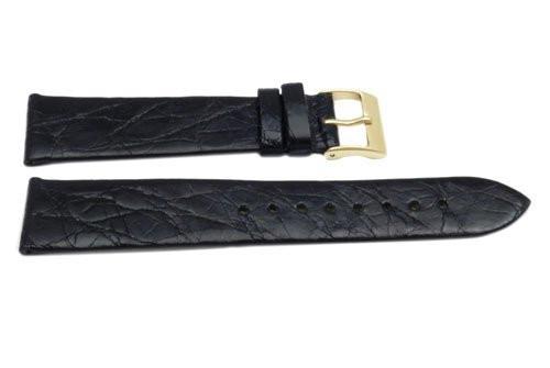 Genuine Crocodile Gloss Finish Watch Strap