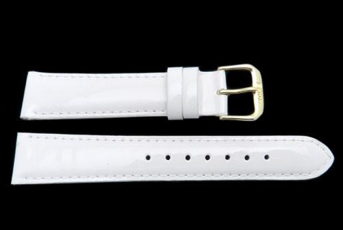 Ladies Glossy Finish Genuine Calfskin Leather Watch Strap image