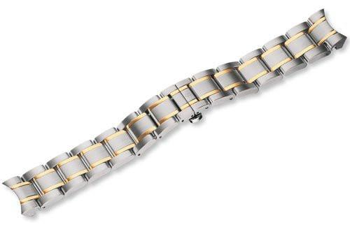 Genuine Swiss Army Alliance Small Width Two-Tone Stainless Steel Bracelet