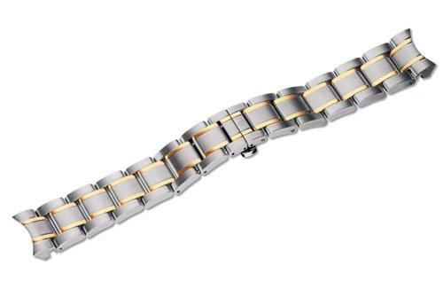 Genuine Swiss Army Alliance Large Two-Tone Stainless Bracelet