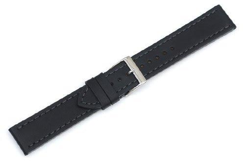 Genuine Swiss Army Alliance Large Black Leather Strap