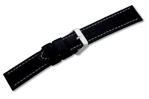 Genuine Swiss Army Alpnach Large Black Leather Strap