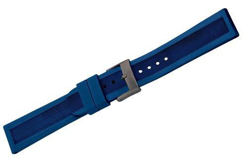 Genuine Swiss Army Genuine Rubber Blue Strap