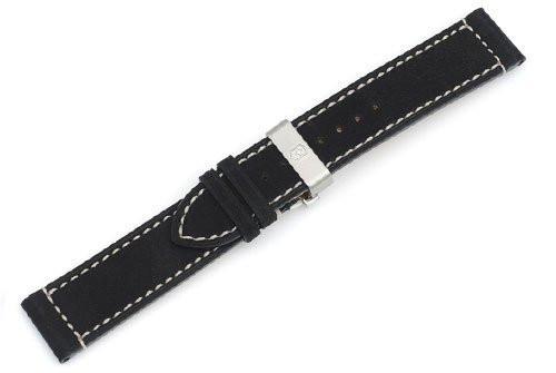 Genuine Swiss Army ChronoPro Large Black Leather Strap