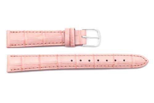 Citizen Pink Leather Alligator Grain 14mm Thin Ladies Watch Strap