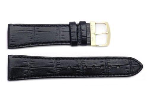 Citizen 21mm Eco-Drive Black Alligator Grain Watch Strap