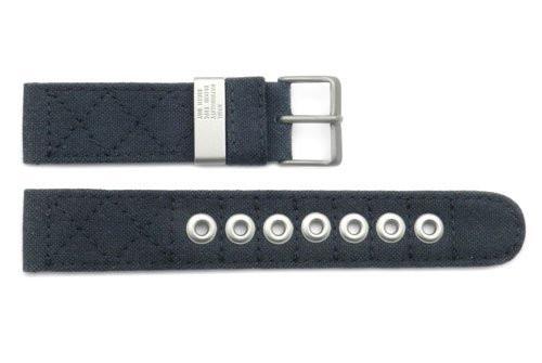 Genuine Citizen 20mm Eco-Drive Charcoal Canvas Watch Strap