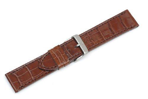 Genuine Swiss Army Chrono Classic Diamond Brown Leather Strap