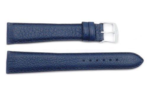 ZRC Genuine Blue Buffalo Leather Waterproof Anti-Allergic Long Watch Strap