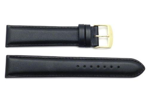 ZRC Genuine Smooth Soft Calfskin Leather Long Watch Band