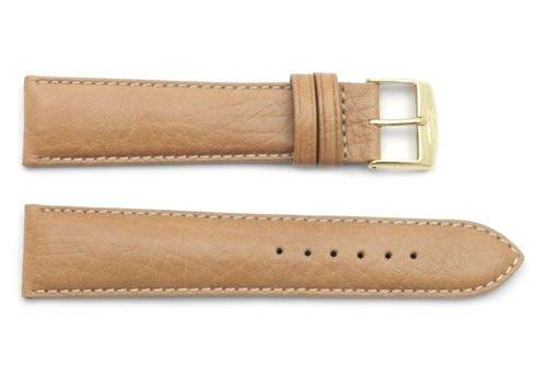 ZRC Genuine Smooth Soft Texas Calfskin Leather Anti-Allergic Watch Band