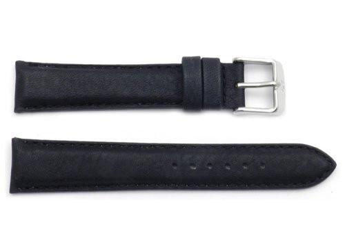 ZRC Genuine Smooth Soft Handmade Bull Leather Anti-Allergic Watch Strap