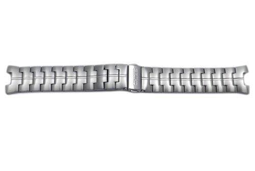 Seiko Stainless Steel Push Button Fold-Over Clasp 23mm Watch Bracelet