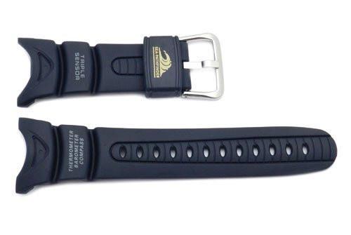 Genuine Casio Navy Blue Resin 23mm Sea-Pathfinder Watch Strap