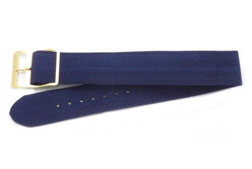 Navy Blue Nylon Watch Strap