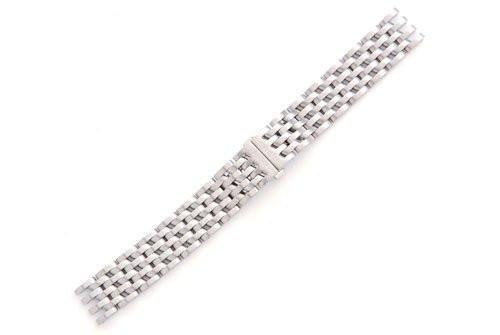 Swiss Army Silver Tone Stainless Steel Cavalry II Watch Strap