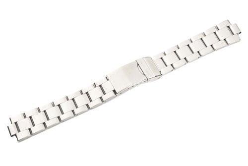 Swiss Army Officer's Stainless Steel Silver Tone Watch Bracelet