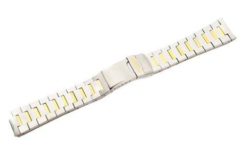 Swiss Army Lancer Dual Tone Stainless Steel 18mm Watch Bracelet