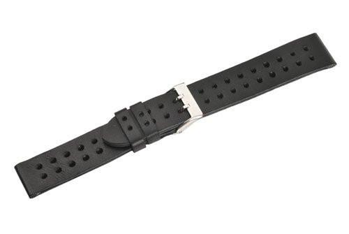 Swiss Army Striker II Black Rubber 19mm Watch Strap