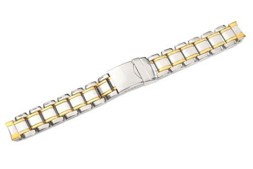 Swiss Army Peak Series Dual Tone Stainless Steel Watch Bracelet