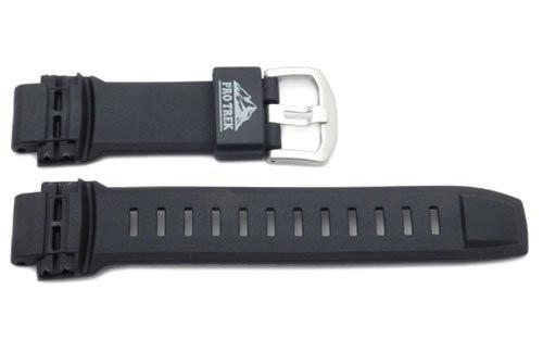 Genuine Casio Protrek Black Resin 27/18mm Watch Strap- 10350859