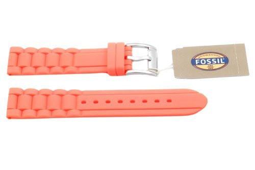 Fossil Coral Silicone Link Style 18mm Watch Strap