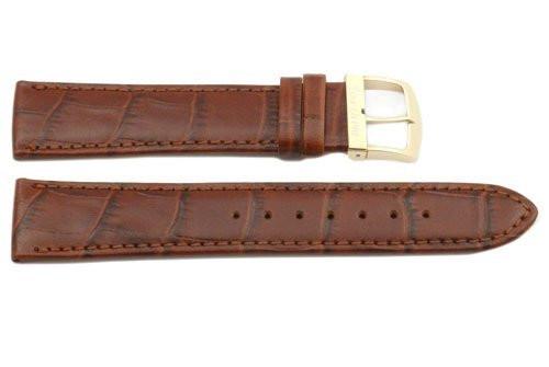 Genuine Citizen Eco-Drive Brown Alligator Grain 20mm Leather Watch Strap