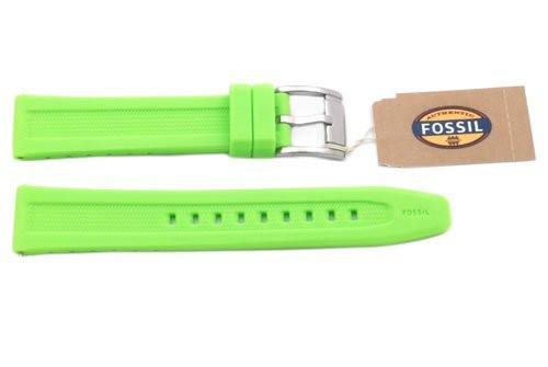 Fossil 18mm silicone online watch band