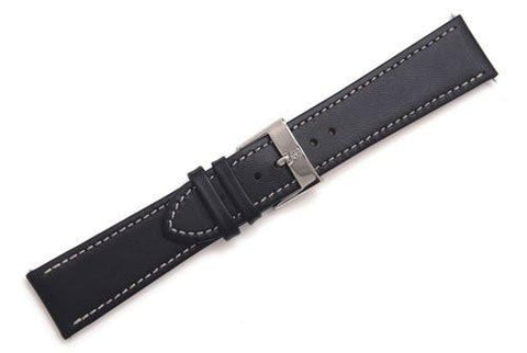 Victorinox Infantry - Black Leather/Nylon Strap with Buckle in 0