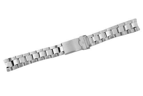 Swiss Army Officer's 1884 Silver Tone Stainless Steel 16mm Watch Bracelet