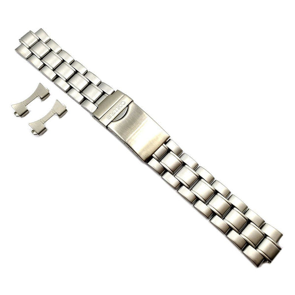 Seiko Chronograph Stainless Steel 20mm Watch Bracelet | Total Watch ...